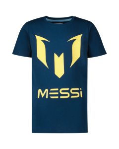 MESSI Logo majica kratak rukav za dečake,Oli plava - C104KBN30001-1412
