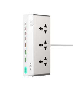 Produzni kabl LDNIO SC3 10-IN-1 3 uticnice 4xPD 3xUSB GaN 65W Total Power 100W 2m