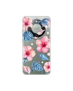 Maska za Honor Magic 8 Lite Hibiscus Sea Silikonska Print Skin