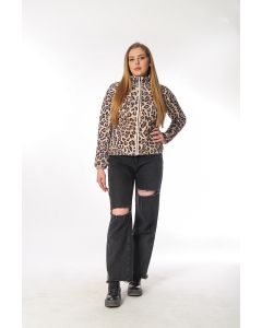 BAIKA Štrikana jakna za žene - Leopard