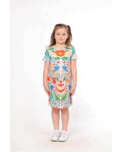 BAIKA Letnja haljina za devojčice - Beli eden