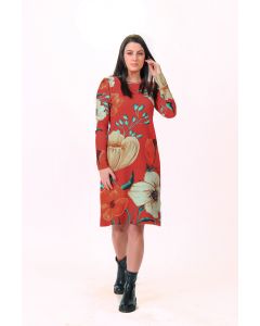 BAIKA Štrikana haljina za žene - Rossa