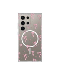 Maska za Samsung S928B Galaxy S24 Ultra Cute Bows Print Magsafe - 8021107