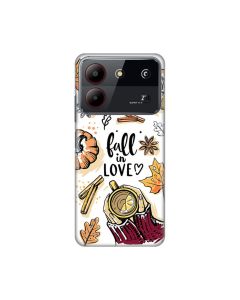Maska za ZTE Blade A54 Fall in Love Silikonska Print