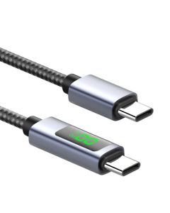 KONFULON Data kabl DL85, LCD Display 100W Type C na Type C 1m