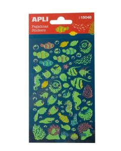 APLI Nalepnice koje sijaju u mraku - Ribe - 15048