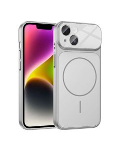 Maska za iPhone 13/14 6.1 srebrna Magsafe LookLike