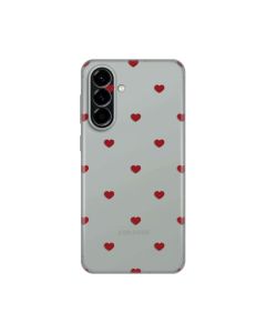 Maska za Samsung A576B Galaxy A57 5G Red Hearts Silikonska Print