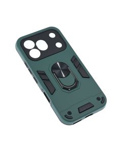Maska za Honor 600 Pro Hard Ring tamno zelena