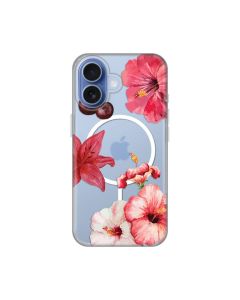 Maska za iPhone 17 6.3 Hibiscus Print Magsafe - 8021072