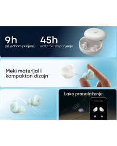 Anker Soundcore Sleep A30 Noise Masking BT bežične bubice bele