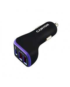 CANYON Auto adapter C-08 Universal 3xUSB - CNE-CCA08PU
