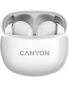 CANYON Bežične bubice TWS-5, bela - CNS-TWS5W