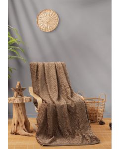 DEKOR DOM Ćebe CB EMBOSS 220x240 - CAPPUCINO