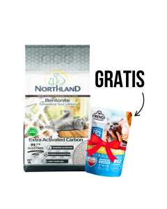 NORTHLAND Posip za mačke Carbon 10L + Gratis FRENDI Kesica 100g - 3360144
