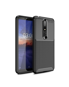 Maska za Nokia 31 Plus crna Carbon Defender - 030115