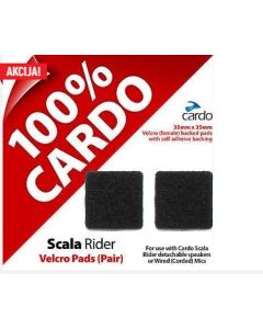 CARDO Par četvrtastih ženskih čičak traka za zvučnik/mik. - CARTXPK0004