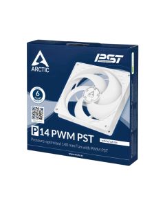 ARCTIC Ventilator P14 PWM PST 140mm ACFAN00197A, bela - CAS02552