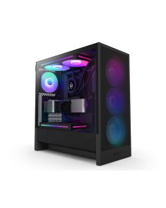 NZXT Gaming kućište H5 Flow RGB CC-H52FB-R1, crna - CAS02579
