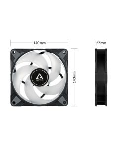 ARCTIC Ventilator P14 PWM PST A-RGB 140mm ACFAN00239A, crna - CAS02730