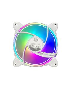 COOLER MASTER Master Fan MF120 HALO2 3in1 White edition 120mm ventilator beli (MFL-B2DW-213P2-R2)