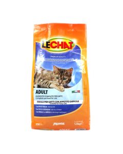 LECHAT Hrana za mačke Adult tuna i losos 1.5kg - 8009470000284