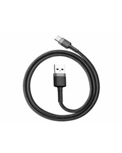 BASEUS Kabl Cafule USB To Type-C 3A 0.5m crna - CATKLF-AG1