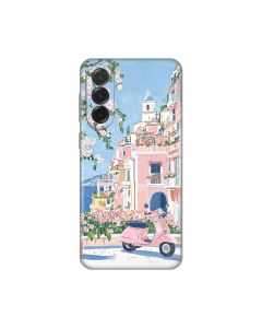 Maska za Samsung A376B Galaxy A37 5G Pink Italy Silikonska Print