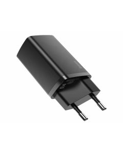 BASEUS Brzi Punjač GaN2 Lite C+U, 65W, crna