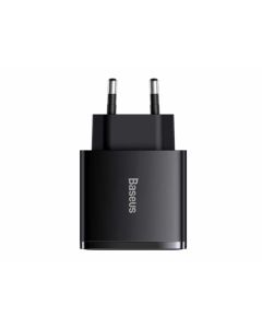 BASEUS Punjač Compact 30W 2*Usb A/1*Type C, crna