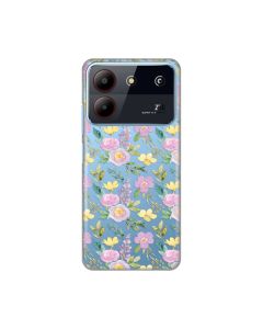 Maska za ZTE Blade A54 Soft Flowers Silikonska Print Skin