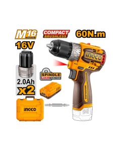 Akumulatorska bušilica CDLI16682 60Nm 2x2,0 Ah SUPER INGCO