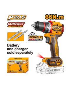 Akumulatorska bušilica CDLI206681 66Nm 20V SOLO SUPER INGCO