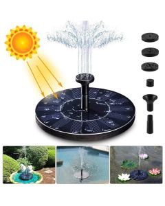 Baštenska solarna fontana plivajuća sa nastavcima