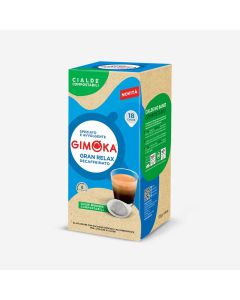 GIMOKA Papirne vrećice sa kafom Gran Rela Decaffeinato cialde ESE44mm 18 kom - 43917155893478