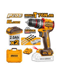 Akumulatorska udarna bušilica CIDLI20768E 20V 2x2,0Ah SUPER INGCO