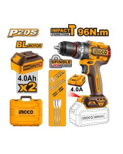 Akumulatorska udarna bušilica CIDLI20968E 20V SUPER INGCO