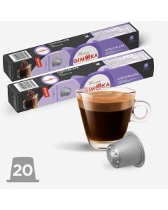 GIMOKA Kapsule za kafu NESPRESSO IN ALLUMINIO CIOCCOLATA AL/T 20 kom - 45242901364966