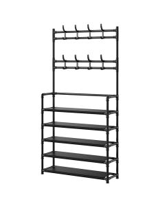 Cipelarnik sa čivilukom 2u1 5 nivoa Crni