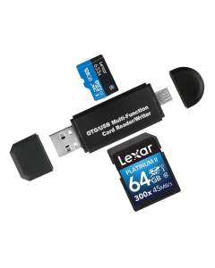 Čitač kartica Card Reader JWS-AD200 crni - 610007