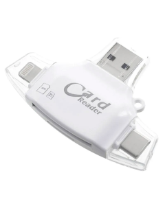Čitač kartica Card Reader JWS-AD206 beli - 610008