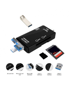 Čitač kartica USB JWD 6u1 OTG crni - 220862-1-1-1-1-1-1-1