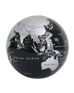 iTOTAL globus samorotirajući na stalku 20 cm srebrni