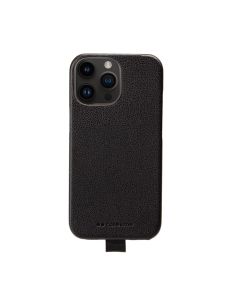 CASE&ME Futrola od eko koze iPhone 15 Pro crna - 223946