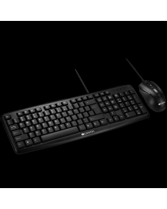 CANYON USB standard KB, 104 keys, US (CNE-CSET1-AD) - CNE-CSET1-AD