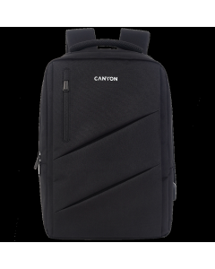 CANYON BPE-5, Laptop backpack for 15.6 inch, Black (CNS-BPE5B1) - CNS-BPE5B1