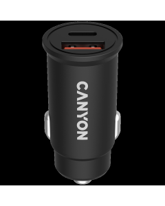 CANYON Punjač za auto USB-A/C,С-20B03 - CNS-CCA20B03