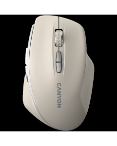 CANYON Miš MW-21, 2.4 GHz Wireless mouse sa 7 tastera, bež