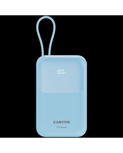 CANYON Power bank OnPower 101 sa kablom 10000 mAh PD22.5W, plava - CNS-CPB101BL