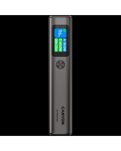 CANYON Power bank OnPower 230 TFT 20000 mAh PD130W, siva - CNS-CPB230DG